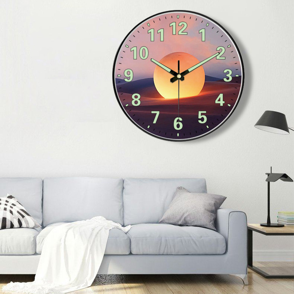 1pc Fashion Luminous Wall Cloc - Luxury Lifestyle Dark recension och pris