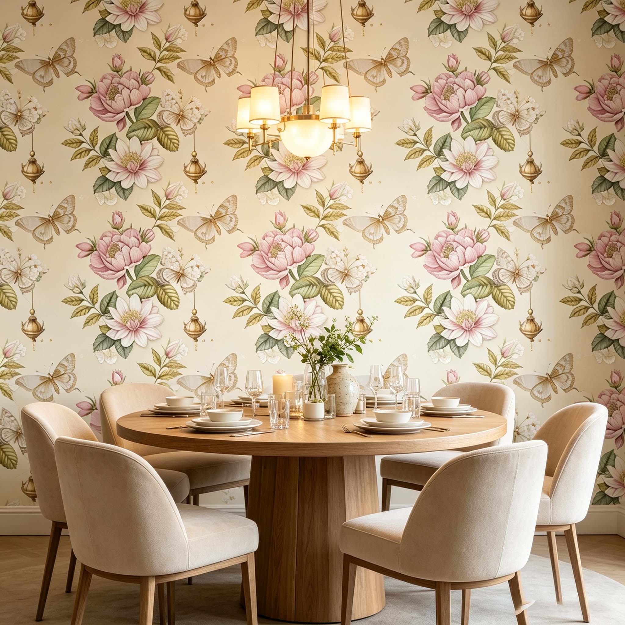 Light Luxury Retro Wallpaper S - Luxury Lifestyle Background recension och pris